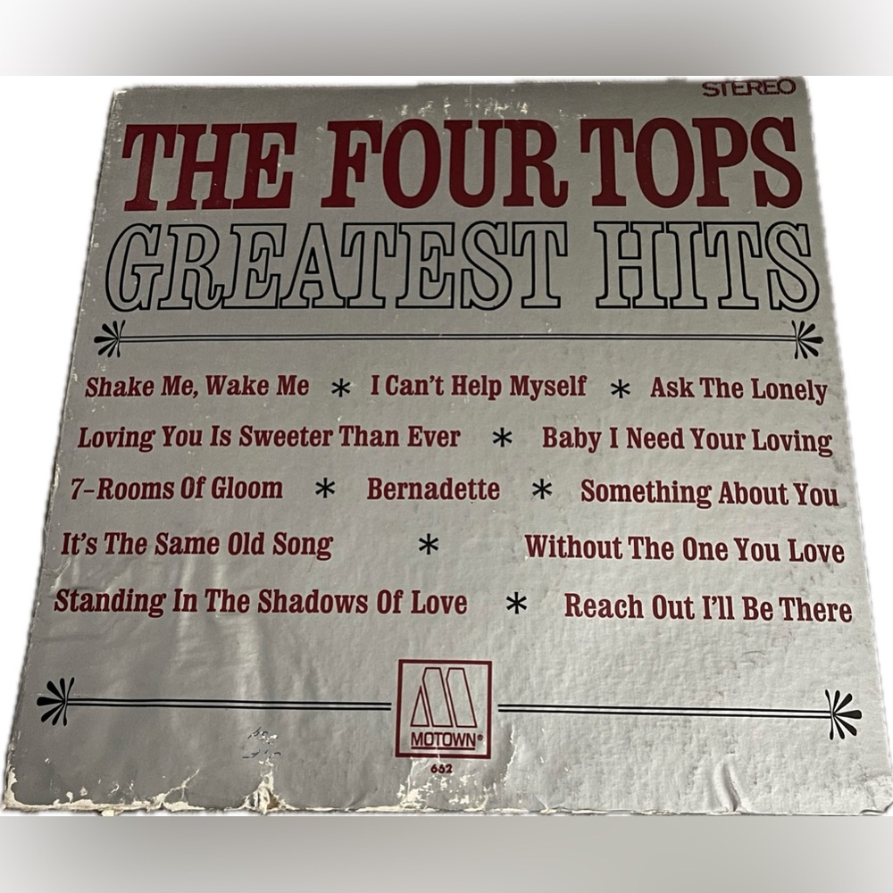 💜 The Four Tops Greatest Hits Vinyl Album
